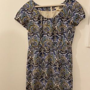 JCrew Paisley Dress